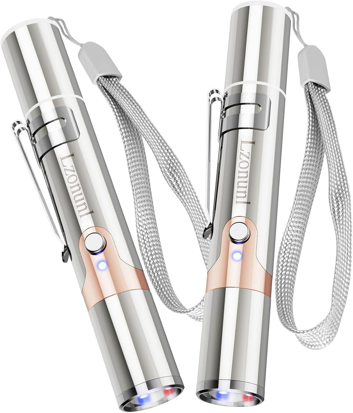 Interactive Cat Laser Toy  Rechargeable Stainless Steel with 5 Patterns - Detailed view