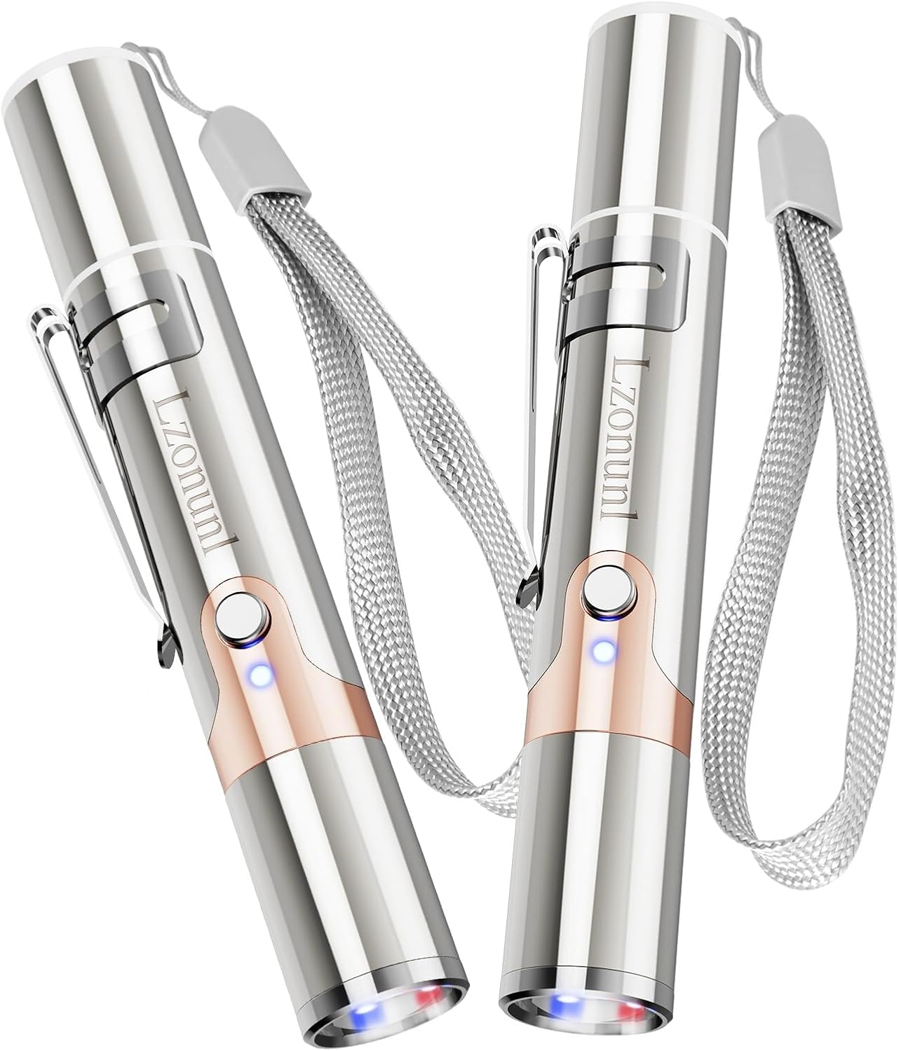 Interactive Cat Laser Toy  Rechargeable Stainless Steel with 5 Patterns - Detailed view