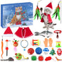Cat Advent Calendar  24 Interactive Holiday Toys - Product showcase