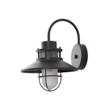 Industrial Outdoor Wall Light  Black Metal Cage Lantern - Product detail 10