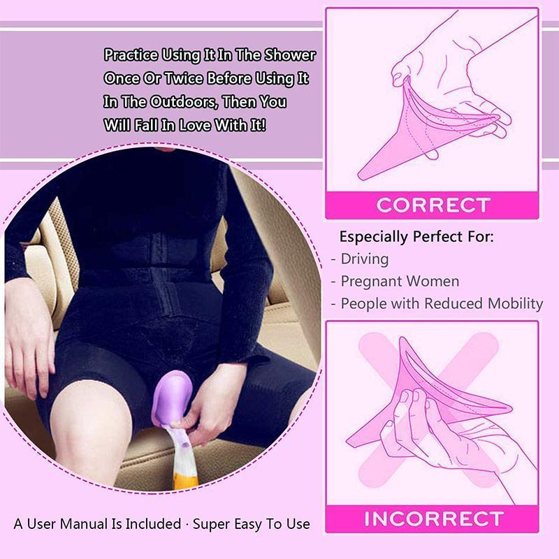 Womens Standing Urinal  Ergonomic Silicone Funnel - Product detail 5