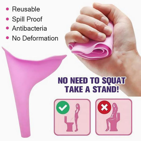 Womens Standing Urinal  Ergonomic Silicone Funnel - Product detail 6