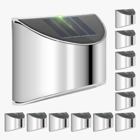 Solar LED Wall Lights  Stainless Steel Outdoor Sconces - Product detail 7