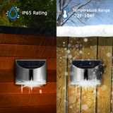 Solar LED Wall Lights  Stainless Steel Outdoor Sconces - Product detail 6