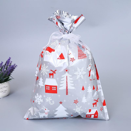 Christmas Gift Bags  Reusable Foil Holiday Wrapping Set - Product detail 11