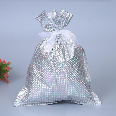 Christmas Gift Bags  Reusable Foil Holiday Wrapping Set - Product detail 7