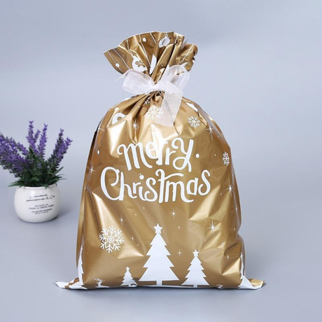 Christmas Gift Bags  Reusable Foil Holiday Wrapping Set - Product detail 10