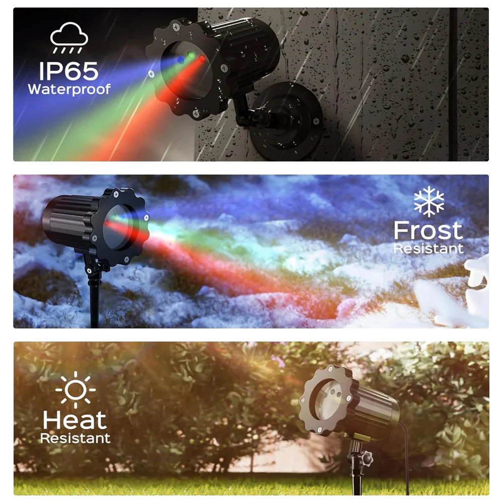 LED Outdoor Projector Light  Waterproof Christmas Laser Display - Product detail 7