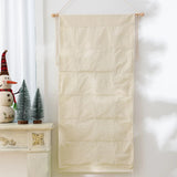 Christmas Advent Calendar  24 Canvas Pockets Hanging Wall Decoration - Product detail 5