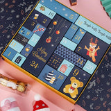 Christmas Advent Calendar  24 Fillable Boxes Handmade Design - Detailed view