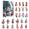 Christmas Advent Calendar  24 Snowman Ornament Surprises - Product showcase