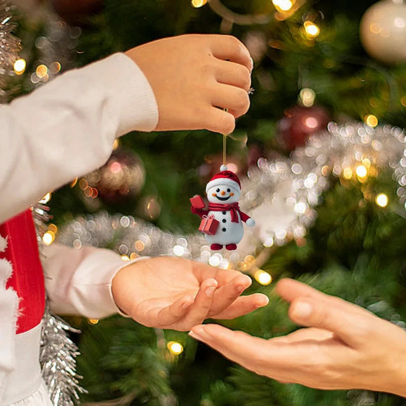 Christmas Advent Calendar  24 Snowman Ornament Surprises - Product detail 5