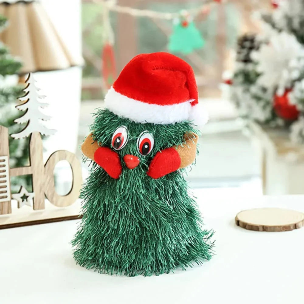 Animated Musical Christmas Tree  Dancing Plush Holiday Decoration - Product example