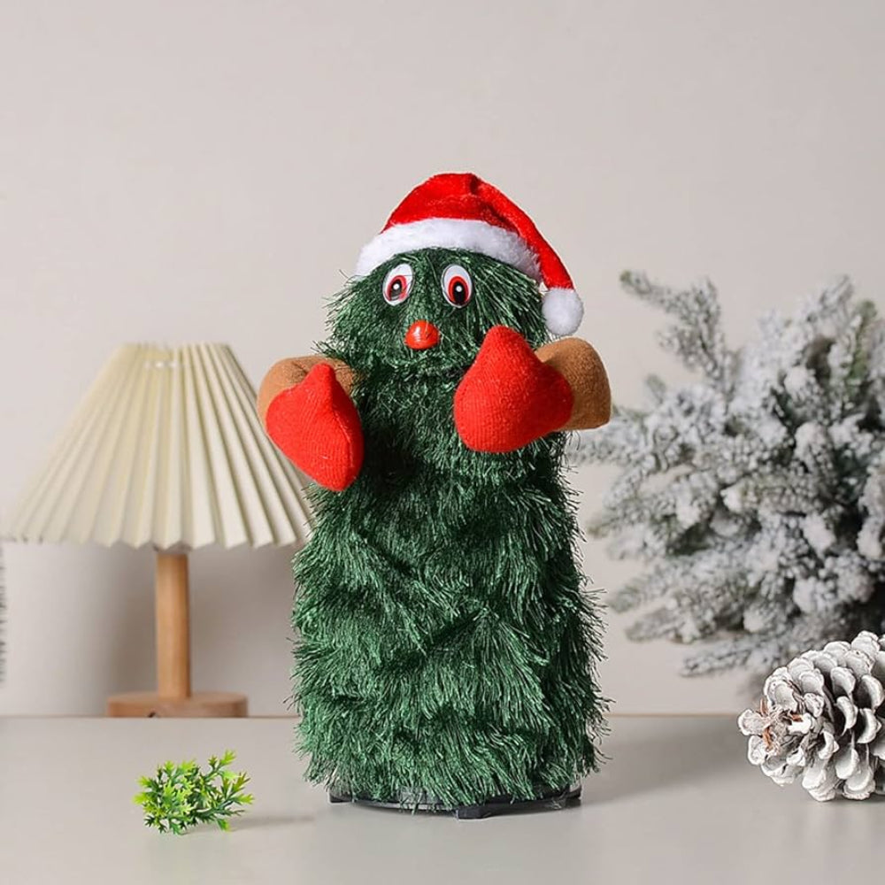 Animated Musical Christmas Tree  Dancing Plush Holiday Decoration - Product detail 5