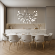 Modern Chandelier Light  Branched LED Glass Globe Design - Product showcase
