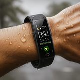 Fitness Tracker Smartwatch  Waterproof Health Monitor with TPU Strap - Detailed view