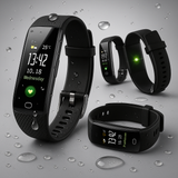 Fitness Tracker Smartwatch  Waterproof Health Monitor with TPU Strap - Product example