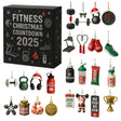 Fitness Christmas Advent Calendar  24-Day Workout Motivation Countdown - Product showcase