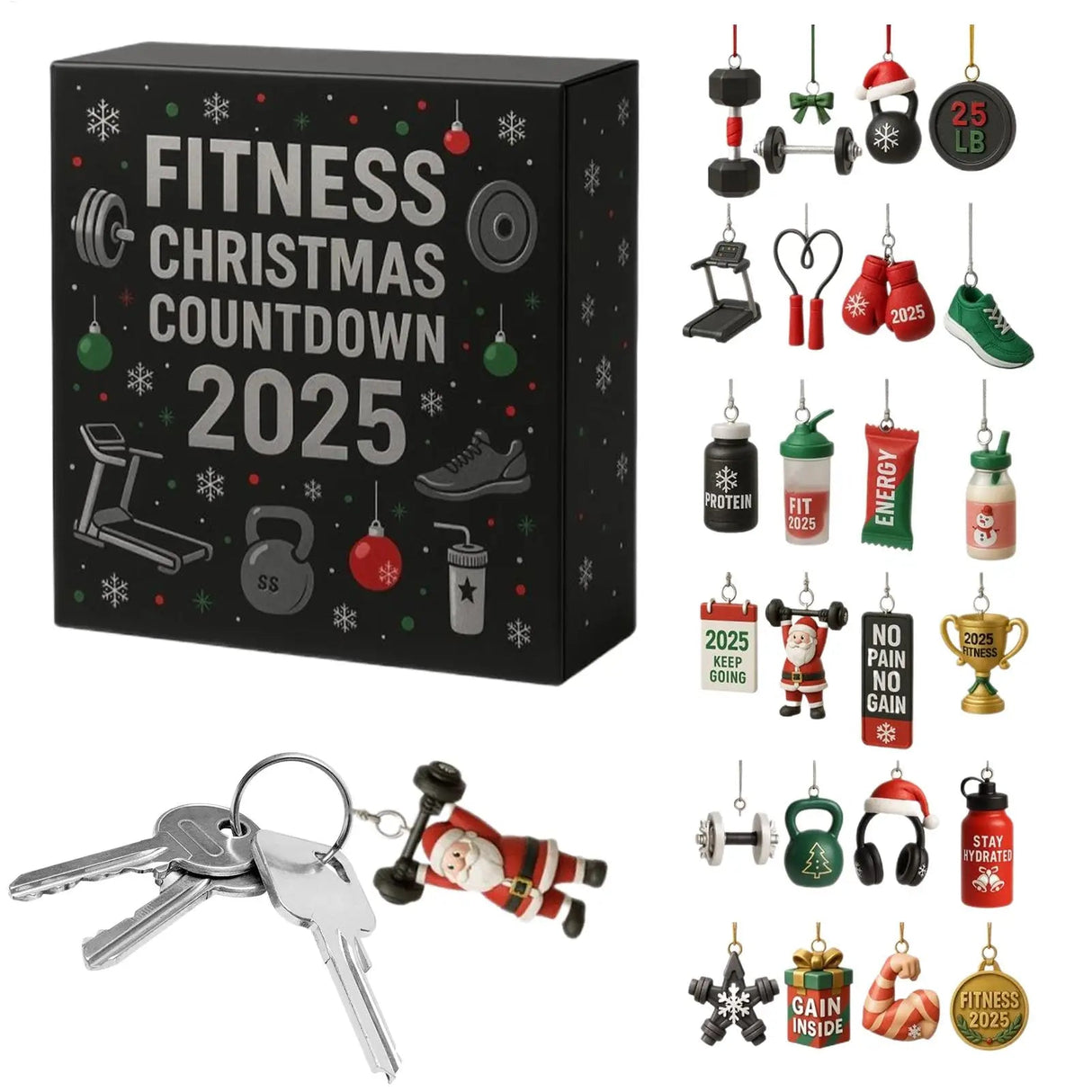Fitness Christmas Advent Calendar  24-Day Workout Motivation Countdown - Product detail 6