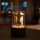 Tabletop Fireplace  Glass Cylinder Ethanol Fire Pit - Product detail 4
