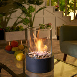 Tabletop Fireplace  Glass Cylinder Ethanol Fire Pit - Product detail 8