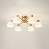 Modern Ceiling Light  Natural Wood  Glass Chandelier - Product detail 18