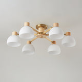 Modern Ceiling Light  Natural Wood  Glass Chandelier - Product detail 28