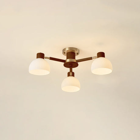 Modern Ceiling Light  Natural Wood  Glass Chandelier - Product detail 39