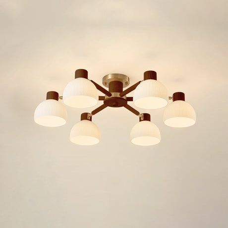 Modern Ceiling Light  Natural Wood  Glass Chandelier - Product detail 41