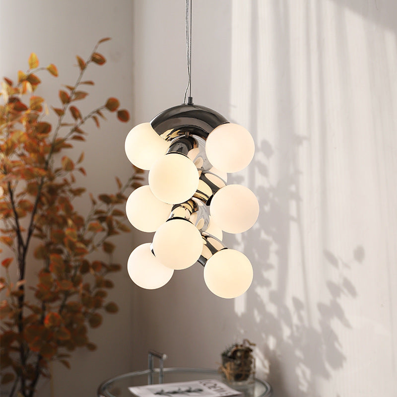 Modern Pendant Light  Bauhaus Glass Globe Cluster - Product showcase