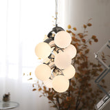 Modern Pendant Light  Bauhaus Glass Globe Cluster - Product example