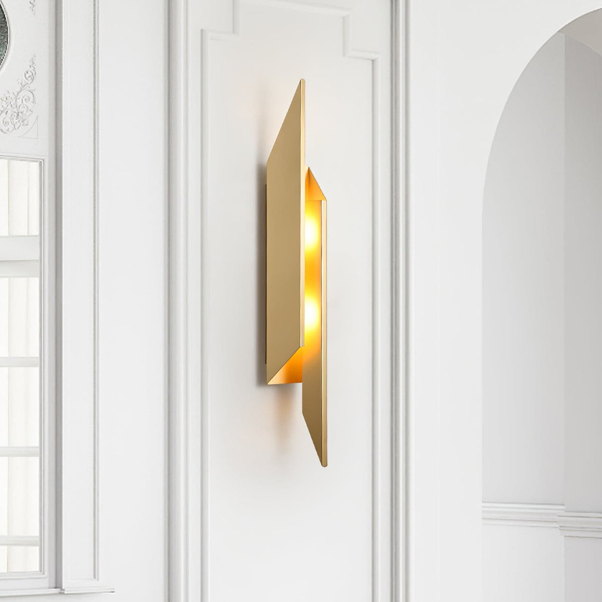 Modern LED Wall Light  Golden Angular Design - Product detail 17