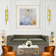 Modern LED Wall Light  Golden Angular Design - Detailed view
