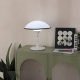 Modern Table Lamp  Dome Shade With Black Trim - Product detail 4