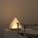Modern Triangle Table Lamp  Glass LED Design - Product detail 5