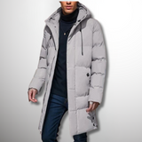 Winter Down Parka  Hooded Quilted Long Coat - Product example