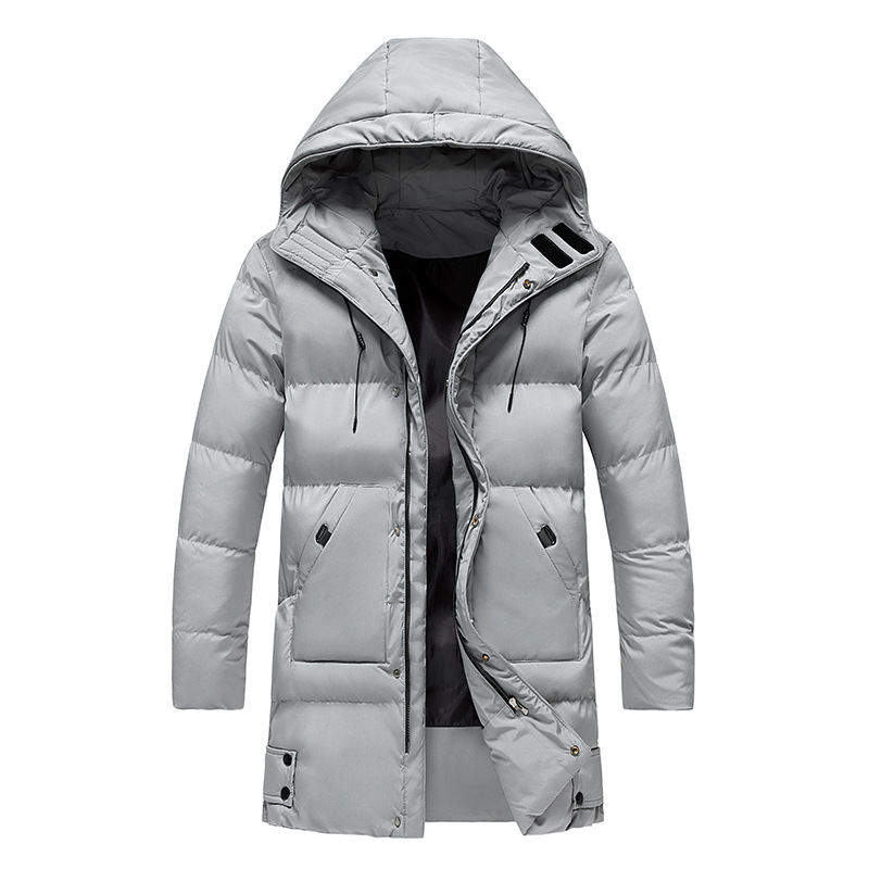 Winter Down Parka  Hooded Quilted Long Coat - Product detail 4