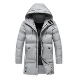 Winter Down Parka  Hooded Quilted Long Coat - Product detail 4