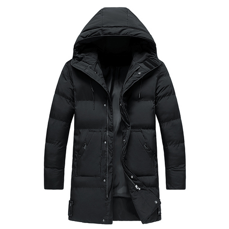 Winter Down Parka  Hooded Quilted Long Coat - Product detail 7