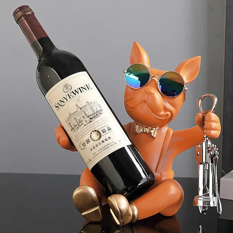 Wine Bottle Holder  French Bulldog Butler Design - Product detail 5