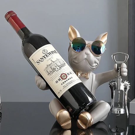 Wine Bottle Holder  French Bulldog Butler Design - Product detail 4