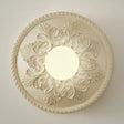 French Wall Lamp  Ornate Resin Medallion Design - Product showcase