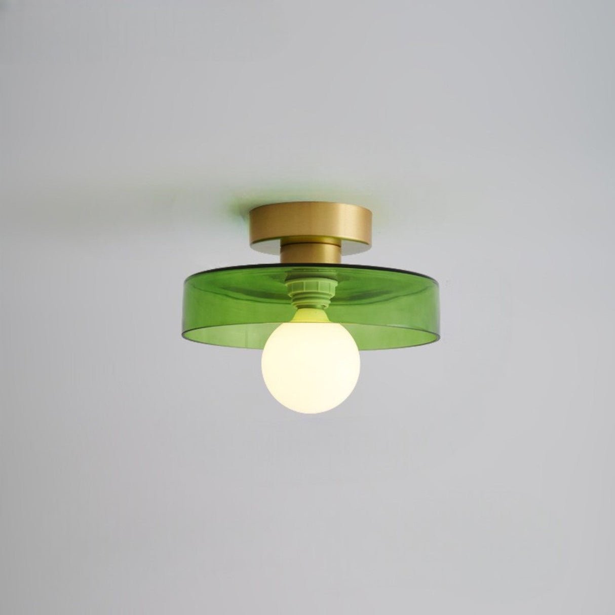 Minimalist Ceiling Light  French Bauhaus Design with Brass Accents - Product detail 11