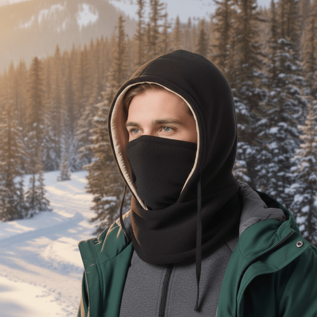 Windproof Winter Balaclava  Full Face Protection With Fleece Lining - Product showcase