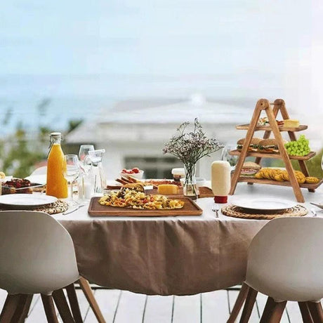 Wooden Serving Tray  3-Tier A-Frame Design - Product detail 7