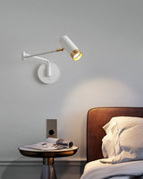 Modern Wall Light  White  Gold Adjustable Swing Arm - Product detail 6