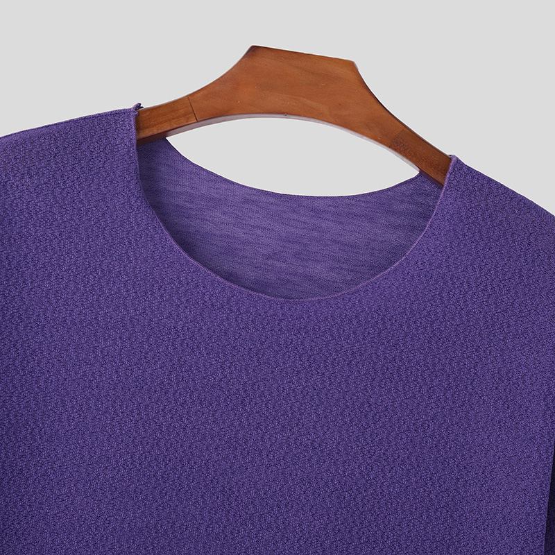 Essential Crew Neck Sweatshirt  Minimalist Cotton Blend Design - Product detail 10