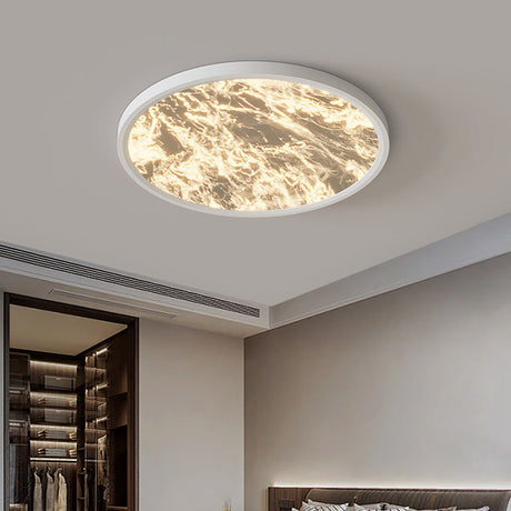 Modern Galaxy Ceiling Light  LED Marble Effect Panel - Detailed view