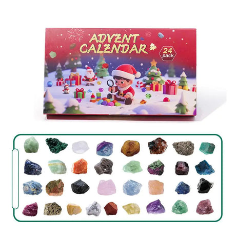 Gemstone Advent Calendar  24 Natural Crystals Educational Discovery Kit - Product detail 7