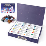 Crystal Advent Calendar  24 Real Gemstones Discovery Set - Product example
